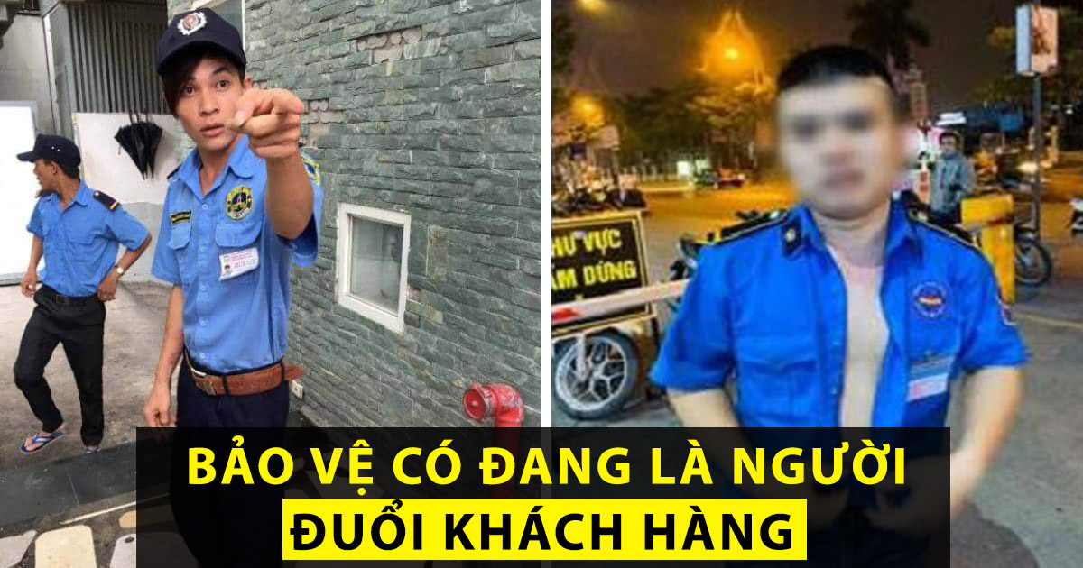 Bảo vệ có phải là người đang đuổi khách hàng của bạn